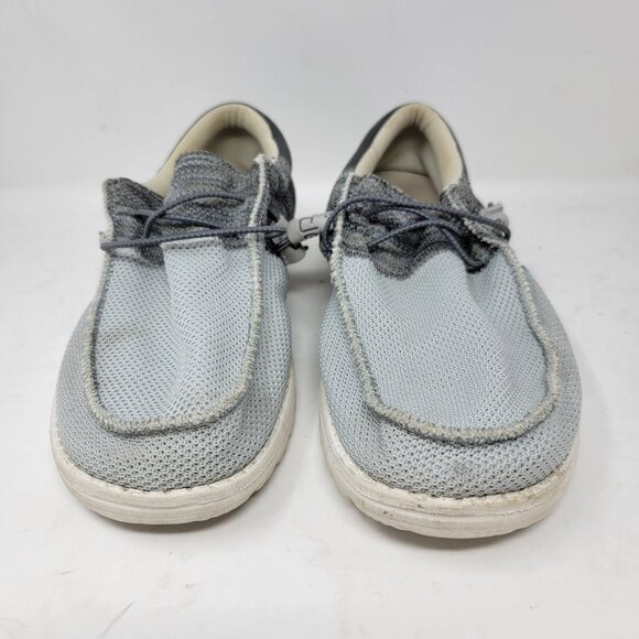 Hey Dude Wally Sox Funk Slate Gray Men's Size 9 Comfort Shoes - Picture 2 of 5